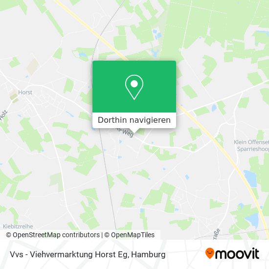 Vvs - Viehvermarktung Horst Eg Karte