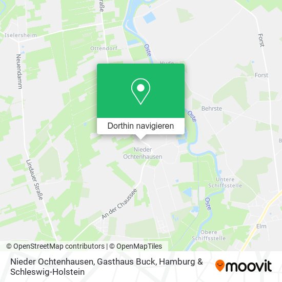 Nieder Ochtenhausen, Gasthaus Buck Karte