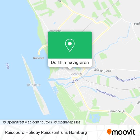 Reisebüro Holiday Reisezentrum Karte