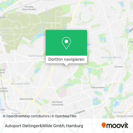 Autoport Oettinger&Wilde Gmbh Karte