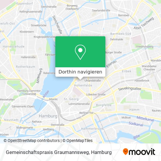 Gemeinschaftspraxis Graumannsweg Karte