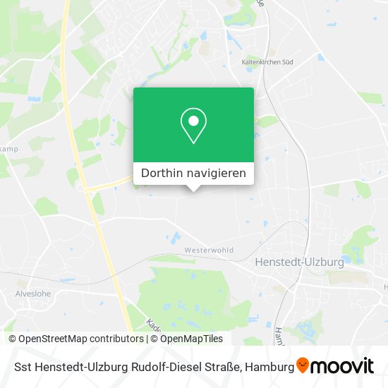 Sst Henstedt-Ulzburg Rudolf-Diesel Straße Karte