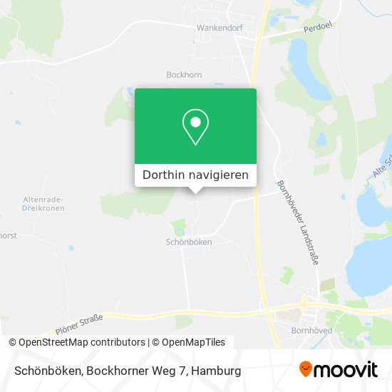 Schönböken, Bockhorner Weg 7 Karte