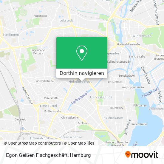 Egon Geißen Fischgeschäft Karte