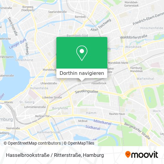 Hasselbrookstraße / Ritterstraße Karte