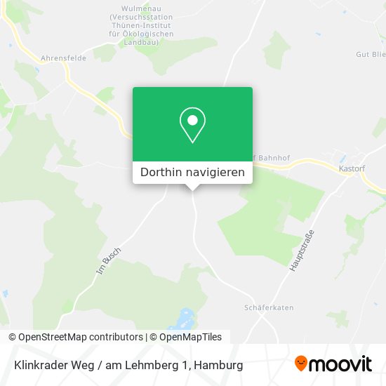 Klinkrader Weg / am Lehmberg 1 Karte
