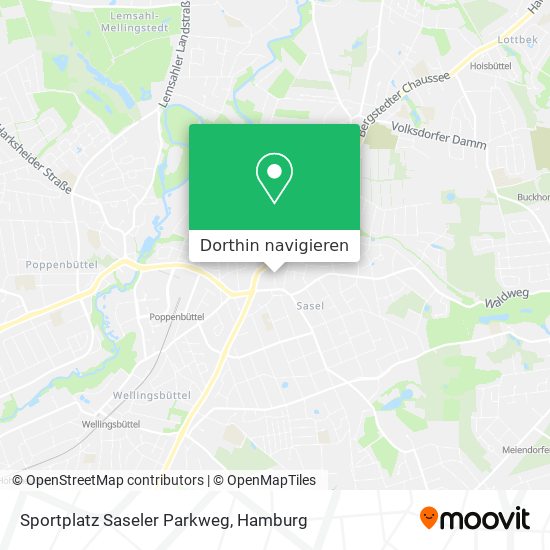 Sportplatz Saseler Parkweg Karte