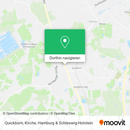 Quickborn, Kirche Karte