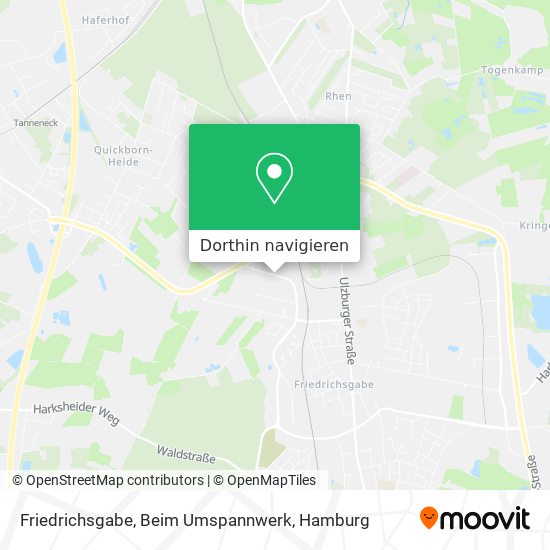 Friedrichsgabe, Beim Umspannwerk Karte