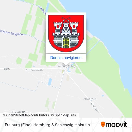 Freiburg (Elbe) Karte