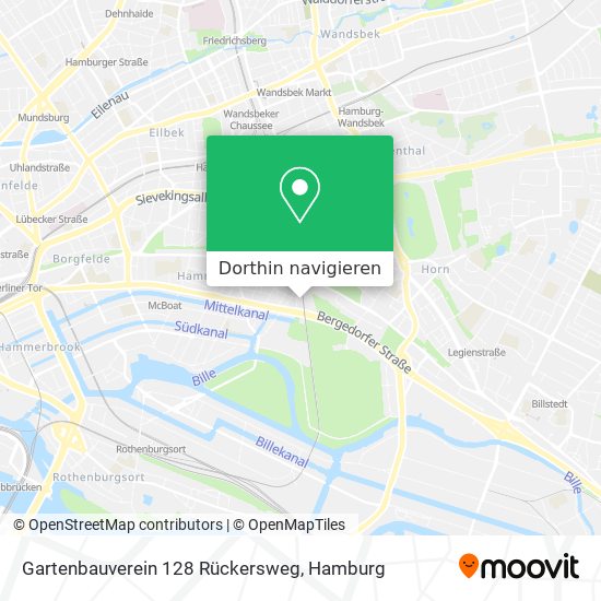 Gartenbauverein 128 Rückersweg Karte