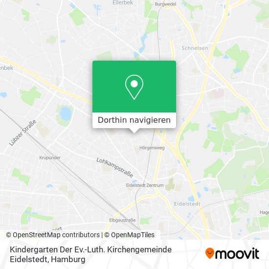 Kindergarten Der Ev.-Luth. Kirchengemeinde Eidelstedt Karte