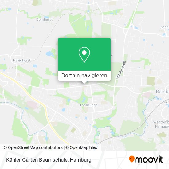 Kähler Garten Baumschule Karte
