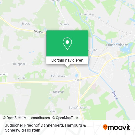 Jüdischer Friedhof Dannenberg Karte