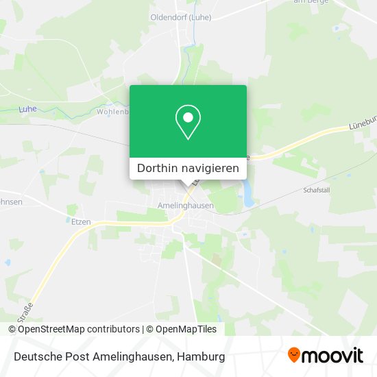 Deutsche Post Amelinghausen Karte