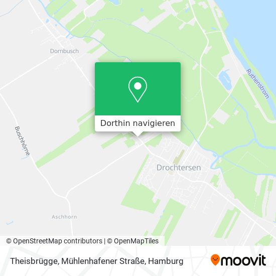 Theisbrügge, Mühlenhafener Straße Karte