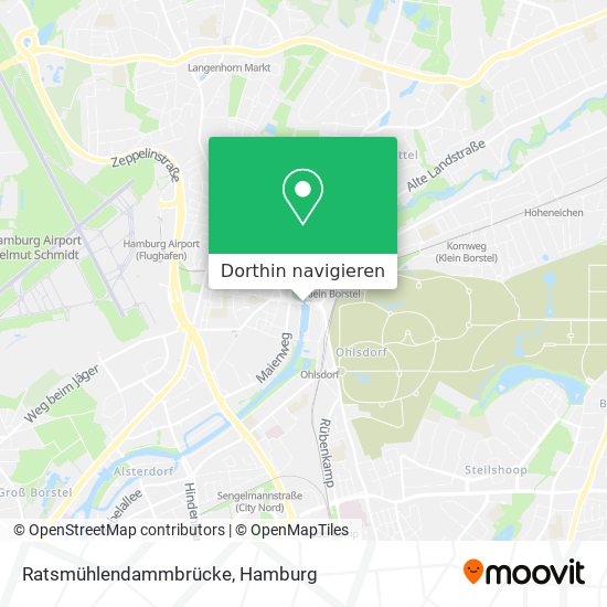 Ratsmühlendammbrücke Karte