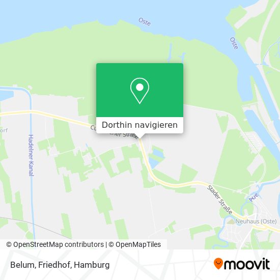 Belum, Friedhof Karte