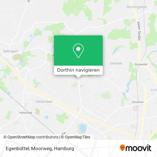 Egenbüttel, Moorweg Karte