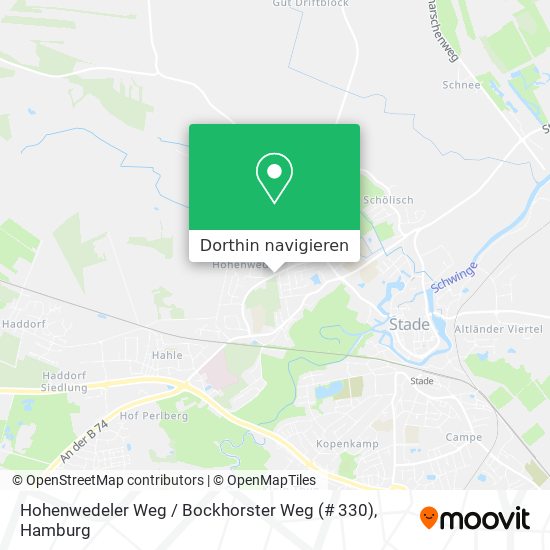 Hohenwedeler Weg / Bockhorster Weg (# 330) Karte