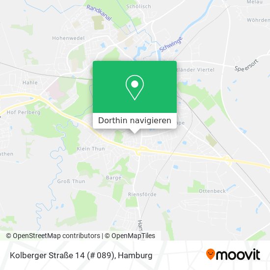 Kolberger Straße 14 (# 089) Karte