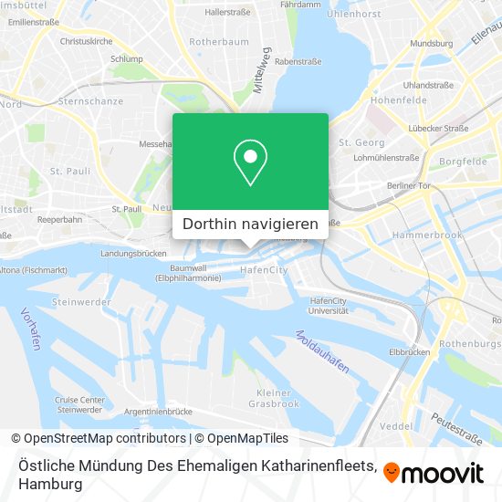 Östliche Mündung Des Ehemaligen Katharinenfleets Karte