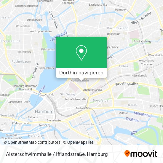 Alsterschwimmhalle / Ifflandstraße Karte