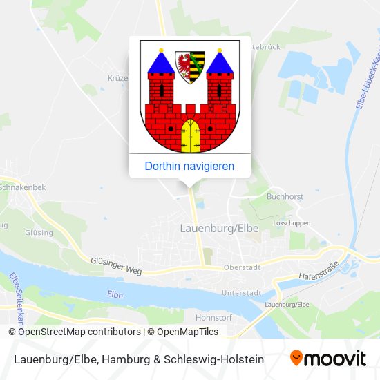 Lauenburg/Elbe Karte