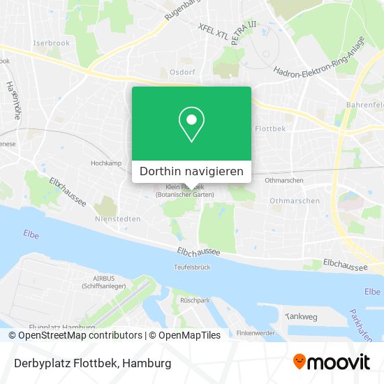 Derbyplatz Flottbek Karte