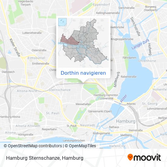 Hamburg Sternschanze Karte