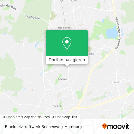 Blockheizkraftwerk Buchenweg Karte