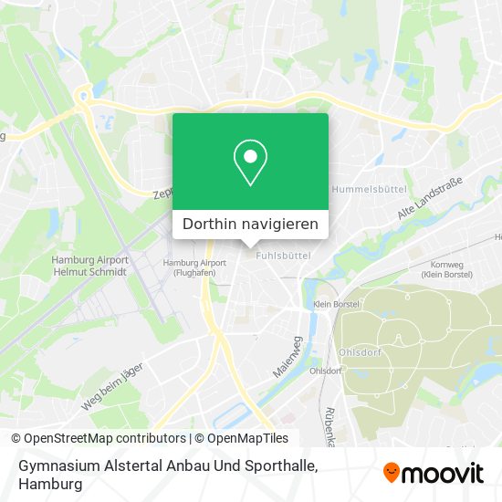 Gymnasium Alstertal Anbau Und Sporthalle Karte