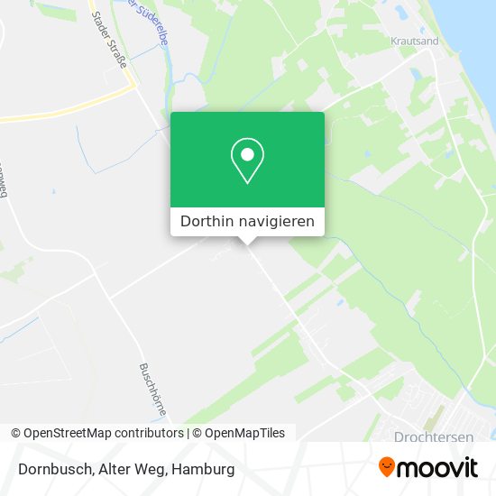 Dornbusch, Alter Weg Karte