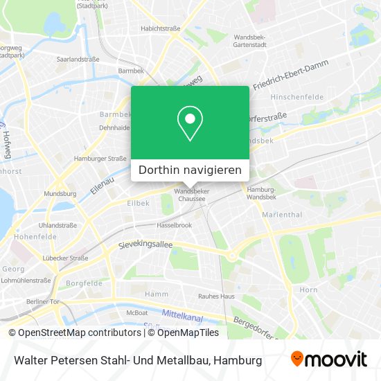 Walter Petersen Stahl- Und Metallbau Karte