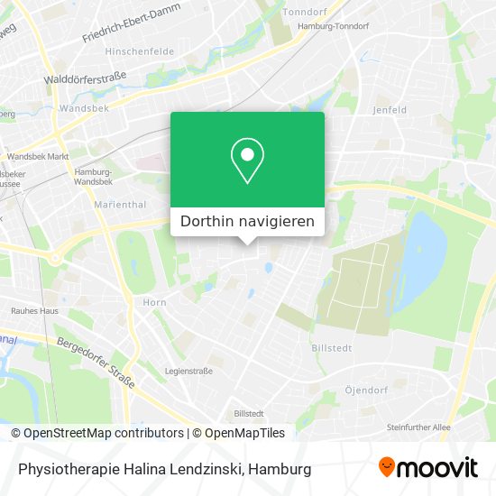 Physiotherapie Halina Lendzinski Karte