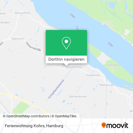 Ferienwohnung Kohrs Karte