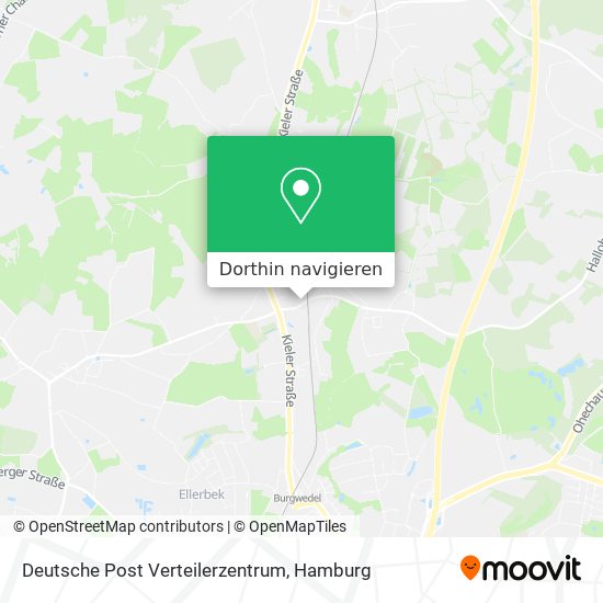 Deutsche Post Verteilerzentrum Karte