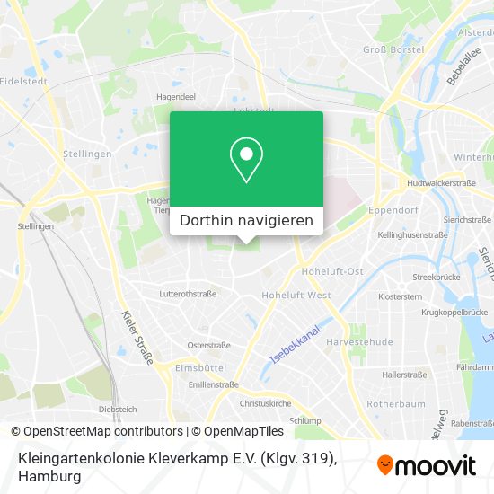 Kleingartenkolonie Kleverkamp E.V. (Klgv. 319) Karte