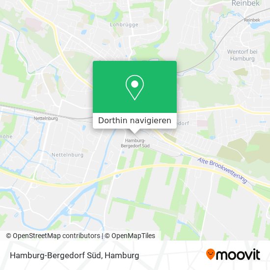 Hamburg-Bergedorf Süd Karte