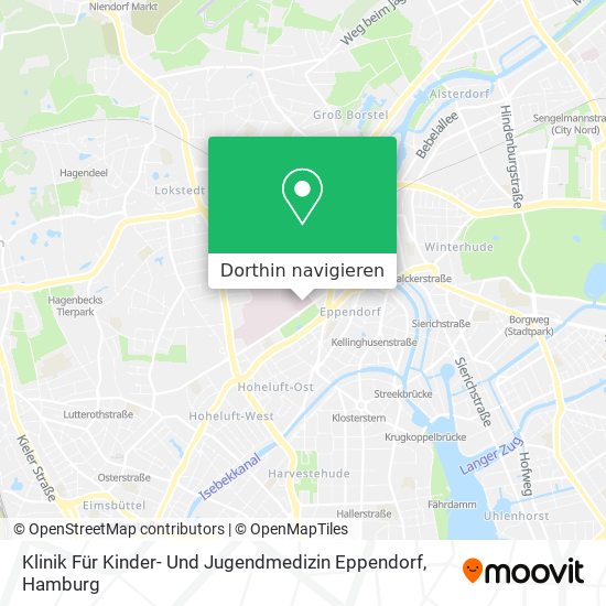 Klinik Für Kinder- Und Jugendmedizin Eppendorf Karte