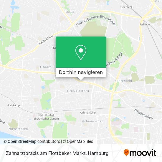 Zahnarztpraxis am Flottbeker Markt Karte