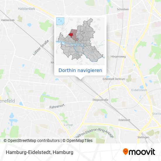 Hamburg-Eidelstedt Karte