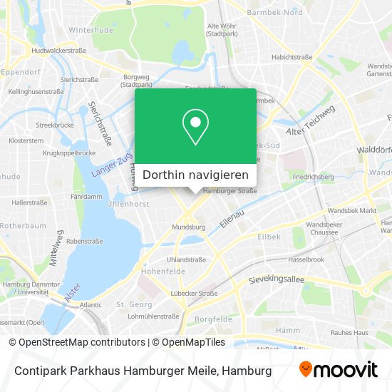 Contipark Parkhaus Hamburger Meile Karte
