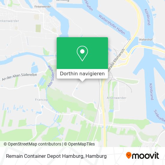 Remain Container Depot Hamburg Karte