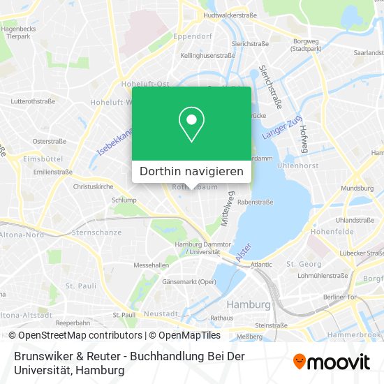 Brunswiker & Reuter - Buchhandlung Bei Der Universität Karte