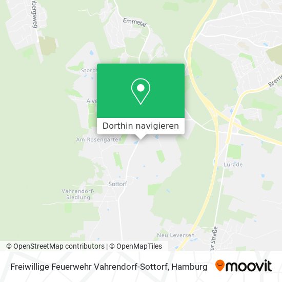 Freiwillige Feuerwehr Vahrendorf-Sottorf Karte