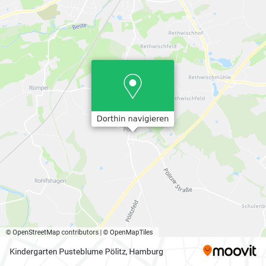 Kindergarten Pusteblume Pölitz Karte