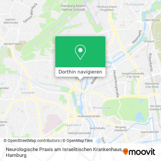 Neurologische Praxis am Israelitischen Krankenhaus Karte