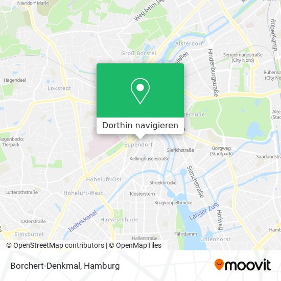 Borchert-Denkmal Karte