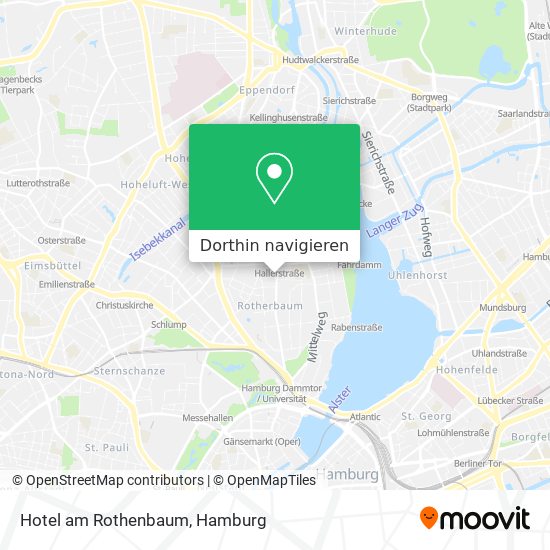 Hotel am Rothenbaum Karte
